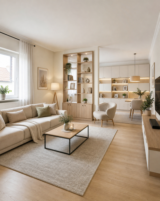 Wohnzimmer - Einrichtungsidee 