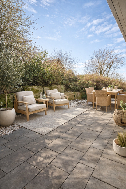 Terrasse visualisiert 