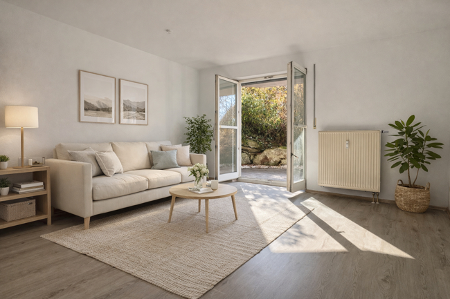 Wohnzimmer visualisiert 