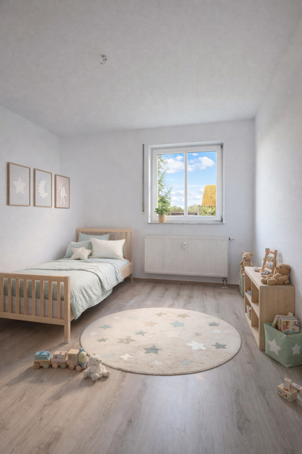 Kinderzimmer visualisiert  
