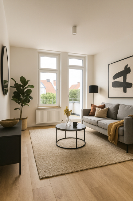 Wohnzimmer visualisiert