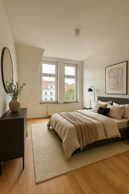 Schlafzimmer visualisiert 