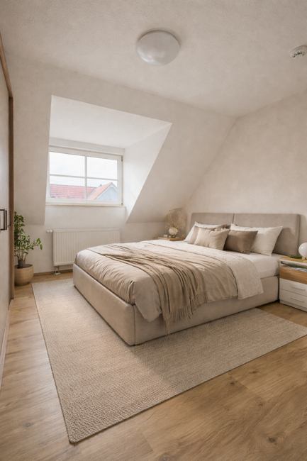 Schlafzimmer visualisiert 